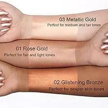 3 Colors Body Shimmer Concealer Makeup - Shoply