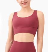 Breathable Fabric Nylon Yoga Tops - Shoply