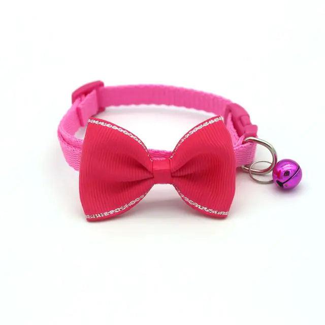 Bow and Bell Pet Collar - Shoply