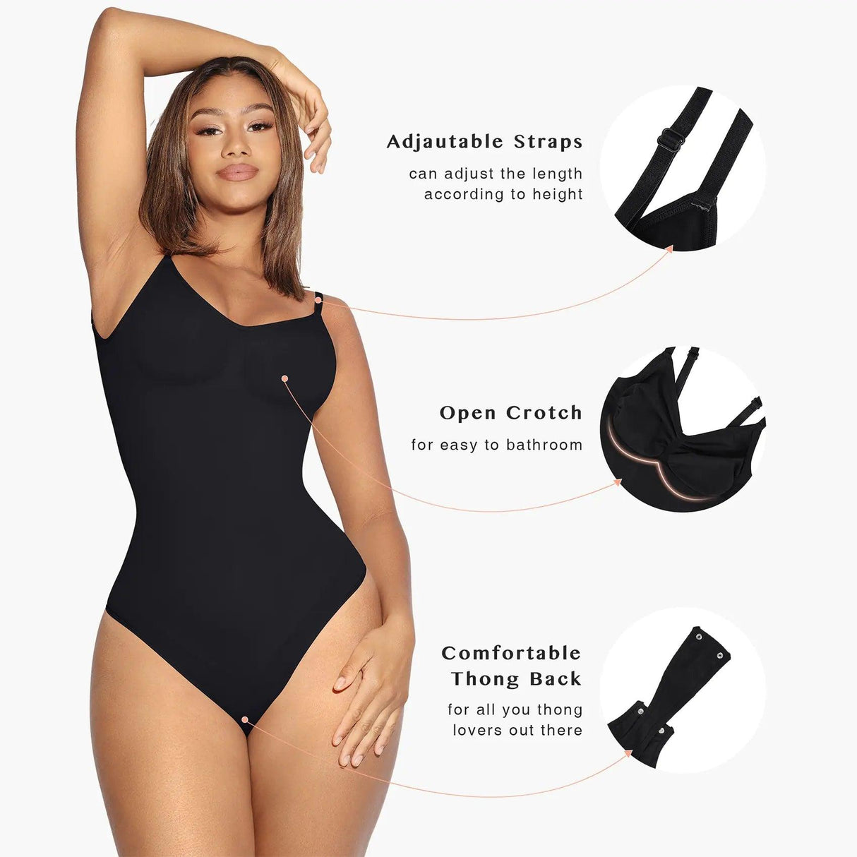 Low Back Seamless Push Up Thigh Slimmer - Shoply