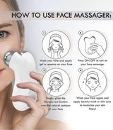 KinseiBeauty Microcurrent Face Massager & Skin Tightening Lifting Facial Wrinkle Remover