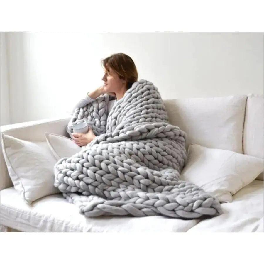 Zen Weighted Knitted Blanket - Shoply