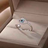 Turkish Blue Evil Eye Rings - Shoply