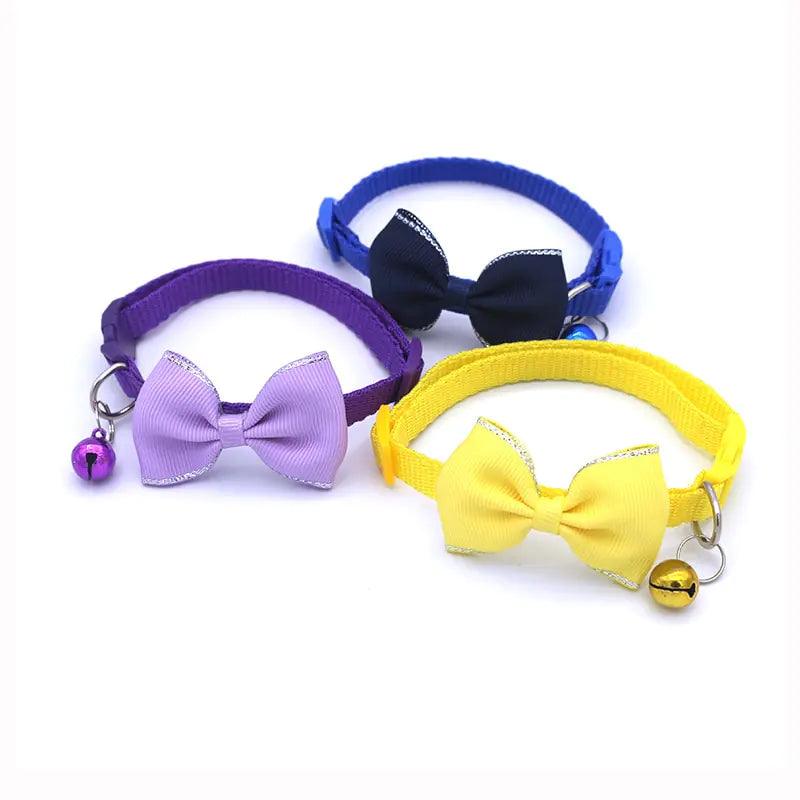 Bow and Bell Pet Collar - Shoply