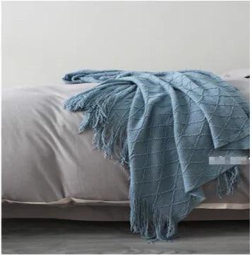 Nordic Knitted Wool Blanket - Shoply