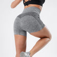 Women's High Waist Seamless Running Shorts - Shoply