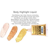 3 Colors Body Shimmer Concealer Makeup - Shoply