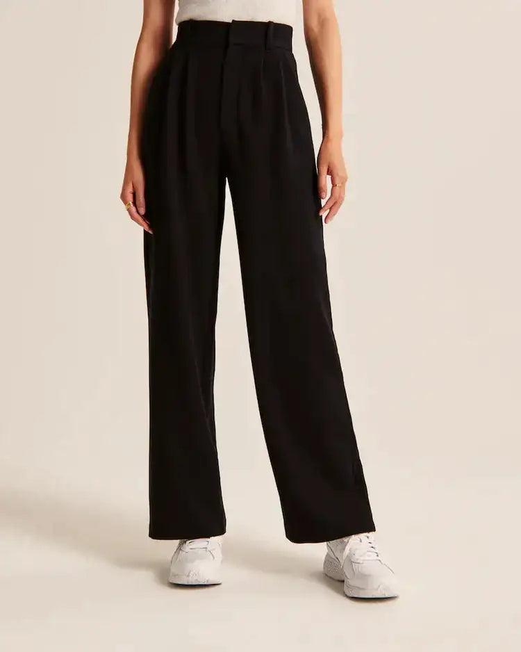 Black Tailored Pants - Shoply