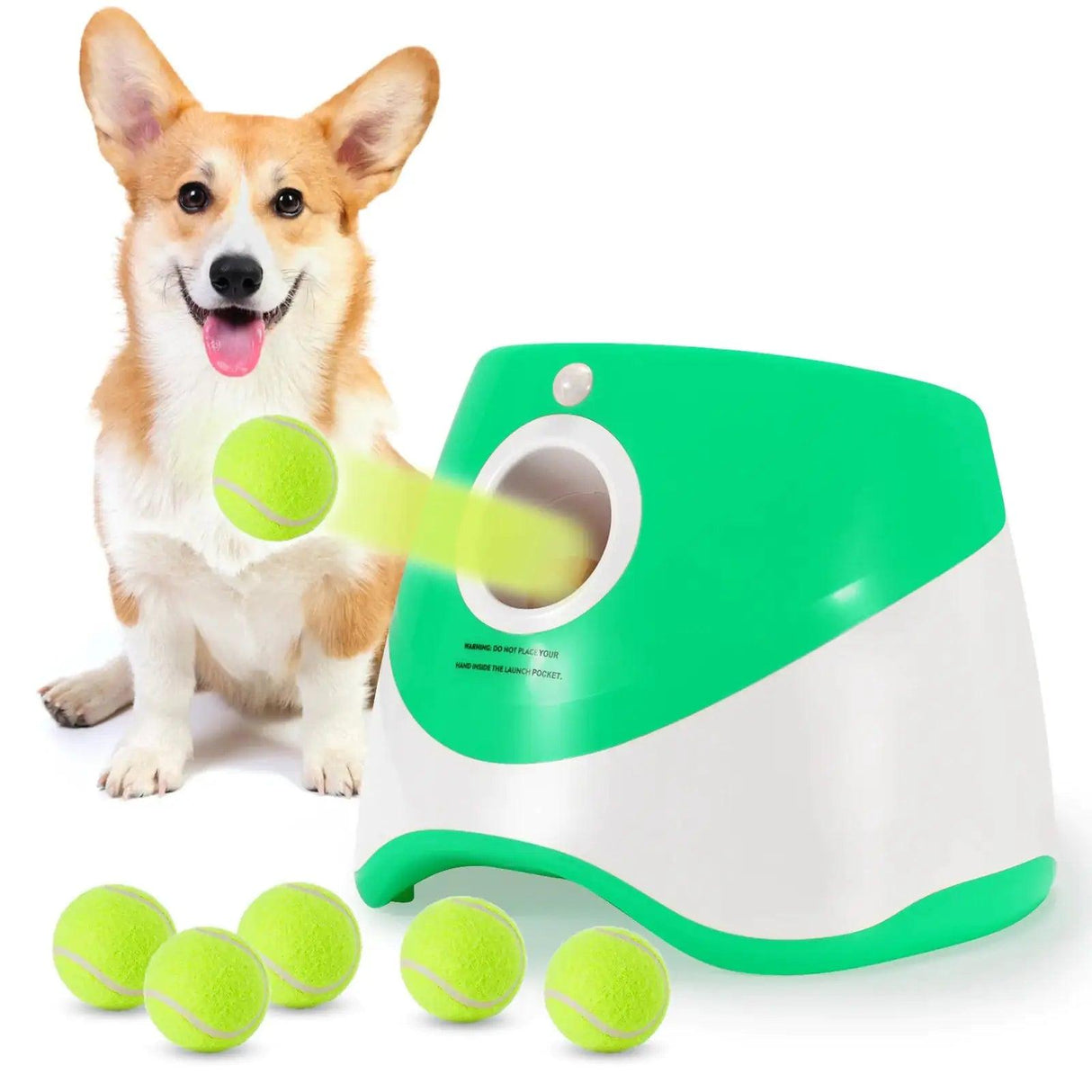 Dog Toy Tennis Ball Launcher Jumping Ball - Shoply