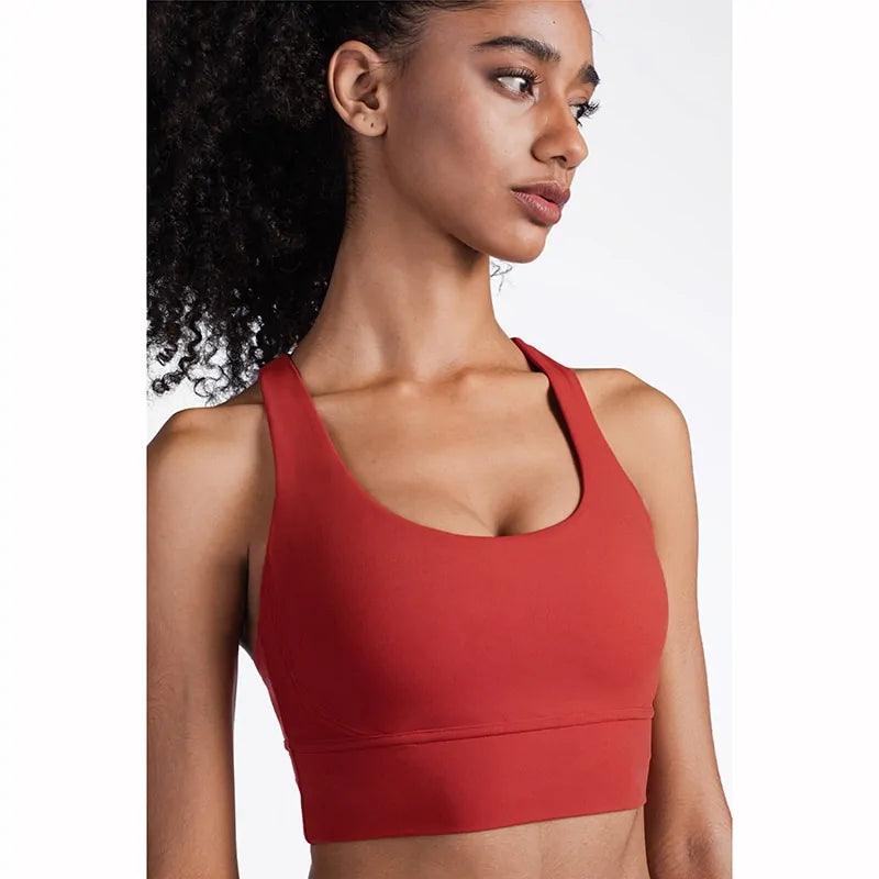 Breathable Fabric Nylon Yoga Tops - Shoply