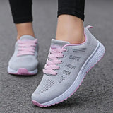 Womens Flats Sneakers Mesh Breathable - Shoply