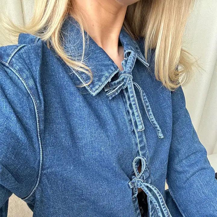 Denim top - Shoply