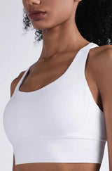 Breathable Fabric Nylon Yoga Tops - Shoply