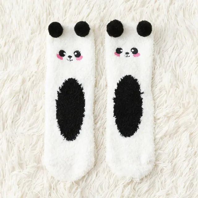 Women's Fuzzy Socks Winter Warm Fleece - Shoply