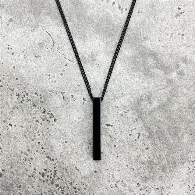 Rectangle Pendant Necklace - Shoply