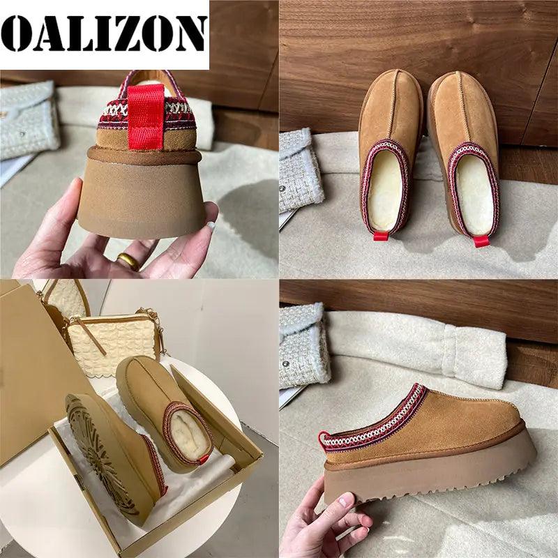 Ankle Snow Boots Women Winter Platform - Shoply