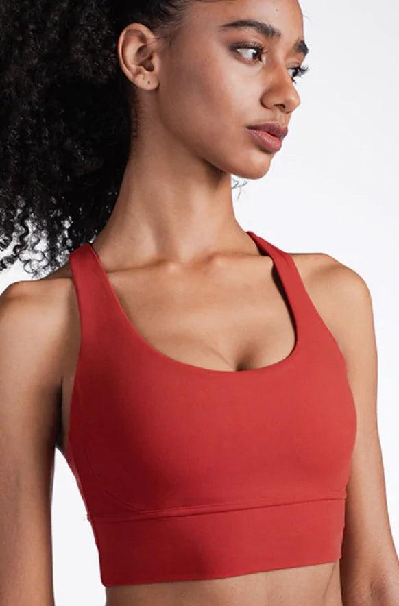 Breathable Fabric Nylon Yoga Tops - Shoply