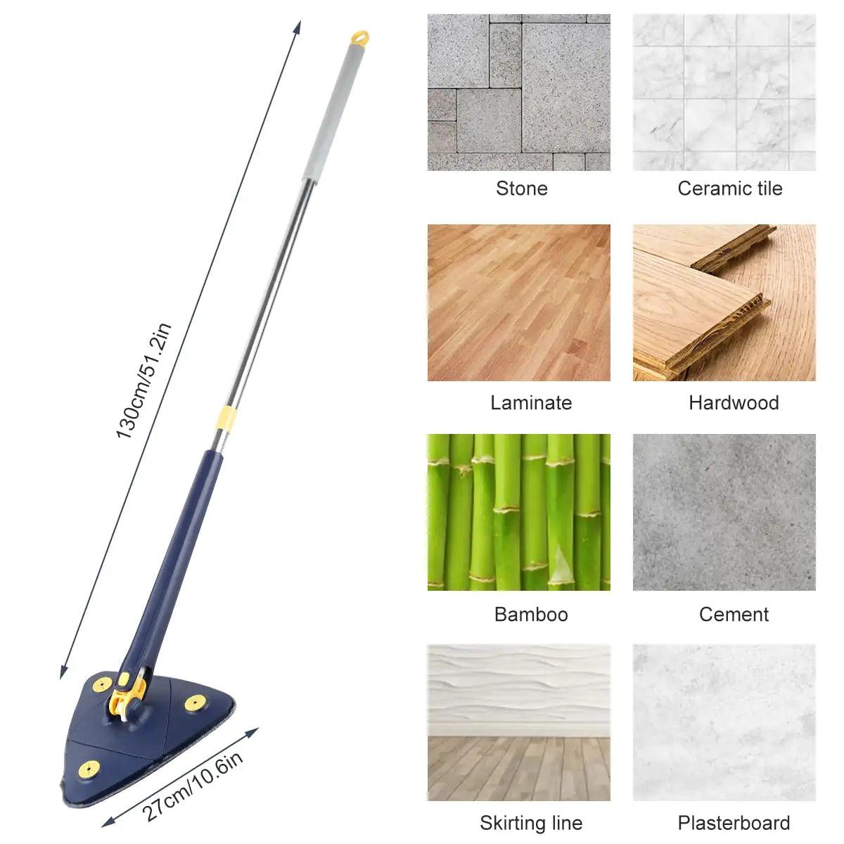 Self-Squeeze Triangular Mop - Shoply