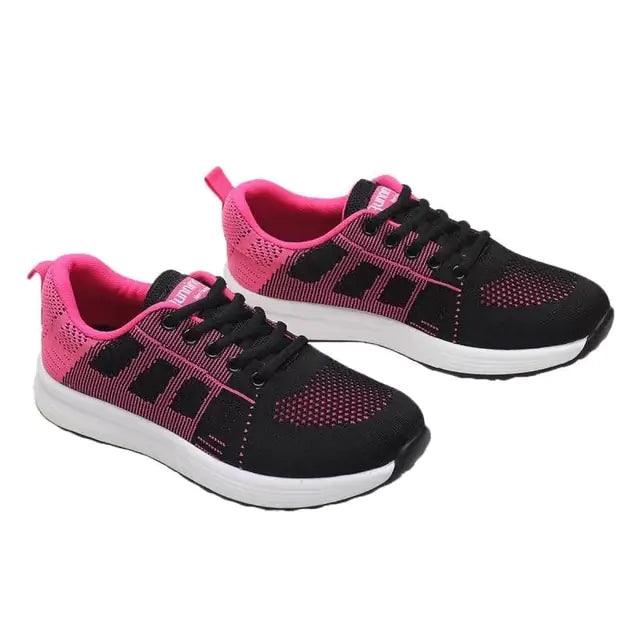 Womens Flats Sneakers Mesh Breathable - Shoply