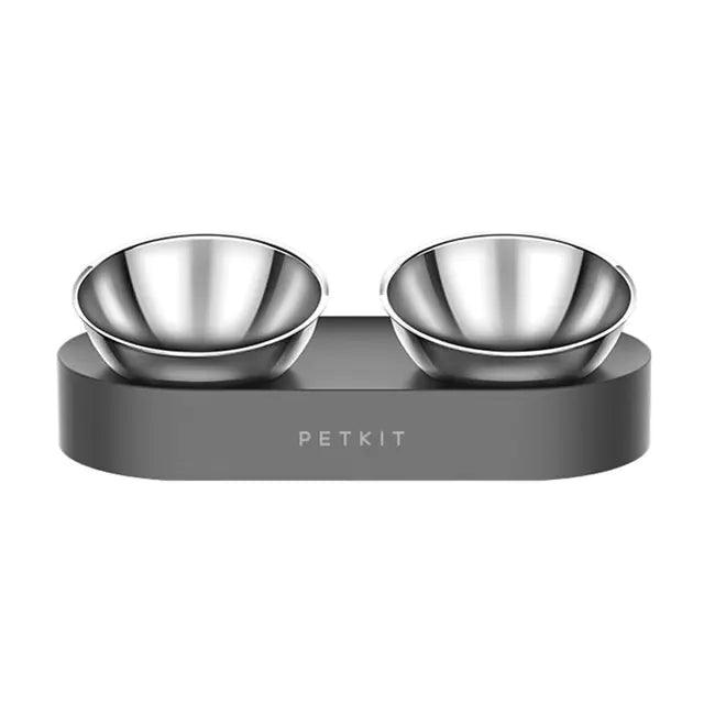 PetKit Stainless Steel Pet Adjustable Double Feeder Bowls - Shoply