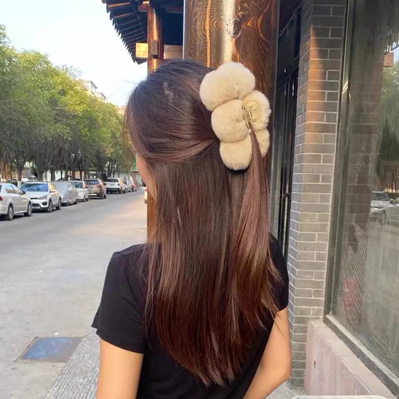 Temperament Rabbit Hair Clip - Shoply