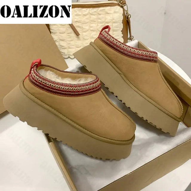 Ankle Snow Boots Women Winter Platform - Shoply