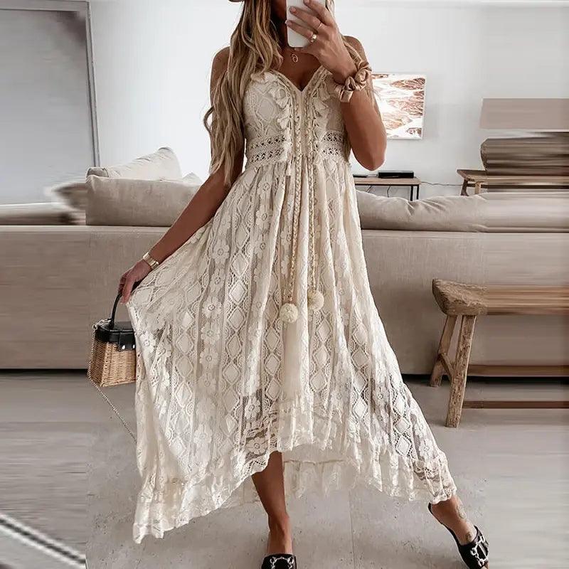 Lace Summer Dress - Shoply