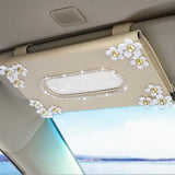 Car Crystal Paper Box with Chrysanthemum Crystal