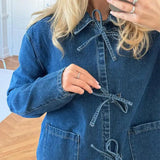 Denim top - Shoply