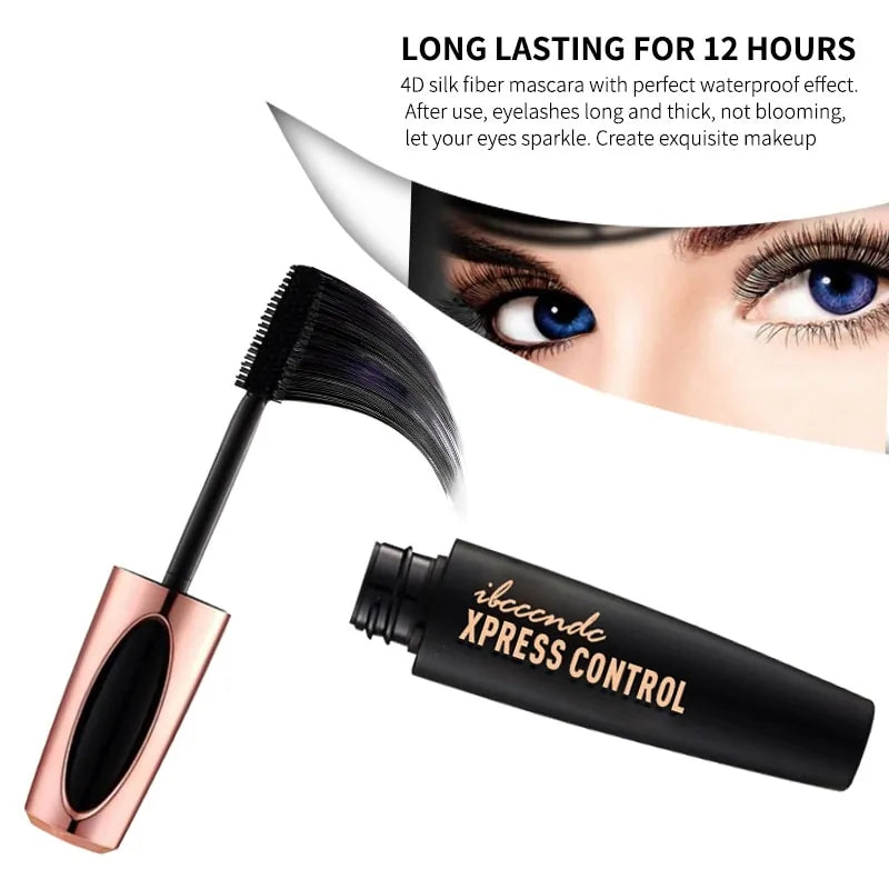 New 4D Silk Fiber Waterproof Mascara for Eyelashes