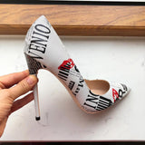 Pointy Toe High Heel Shoes - Shoply