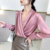 V-Neck Blouse - Shoply