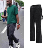 Urban Streetwear Flare Pants