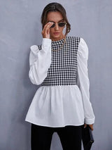 Elegant O-Neck Blouse - Shoply