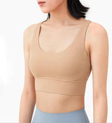 Breathable Fabric Nylon Yoga Tops - Shoply