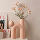 Cat Head Tube Vase - Shoply