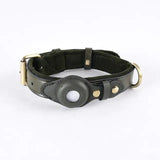 Leather Anti-Lost Dog Collar - Shoply