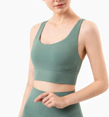 Breathable Fabric Nylon Yoga Tops - Shoply