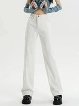 Straight Leg Denim Pants - Shoply