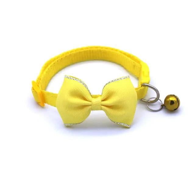 Bow and Bell Pet Collar - Shoply