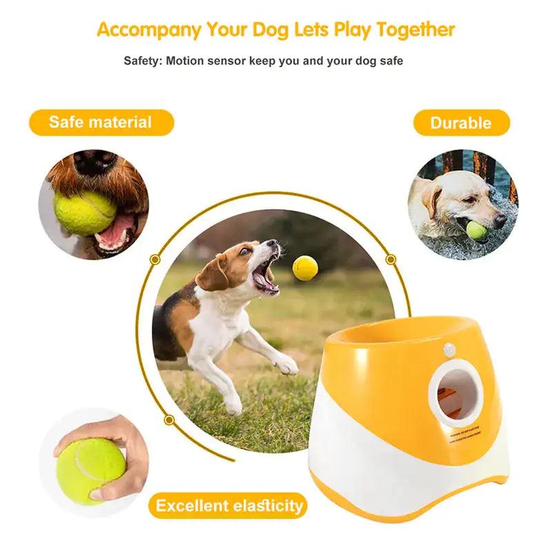 Dog Toy Tennis Ball Launcher Jumping Ball - Shoply