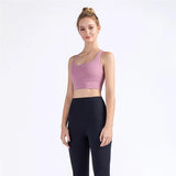 Breathable Fabric Nylon Yoga Tops - Shoply