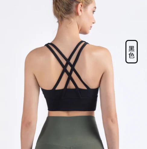 Breathable Fabric Nylon Yoga Tops - Shoply