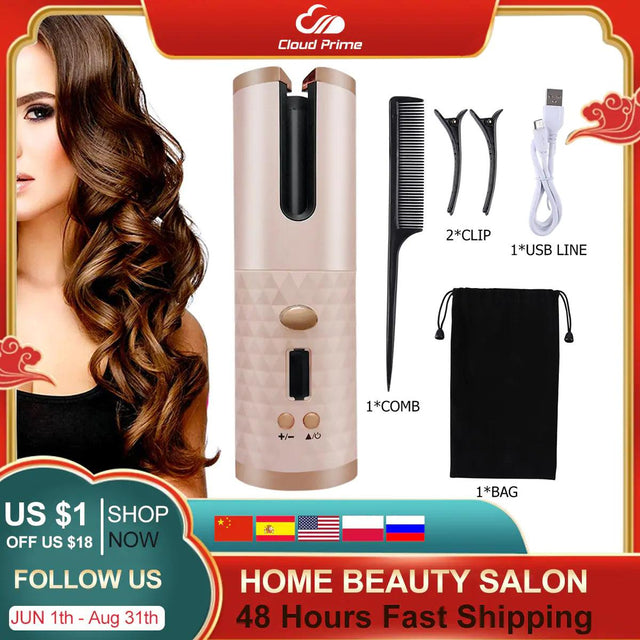 Wireless Hair Curler - Shoply