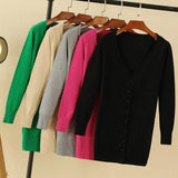 V-neck Woman Cardigan - Shoply