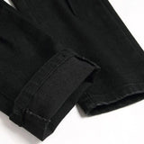 Black Python Jeans - Shoply