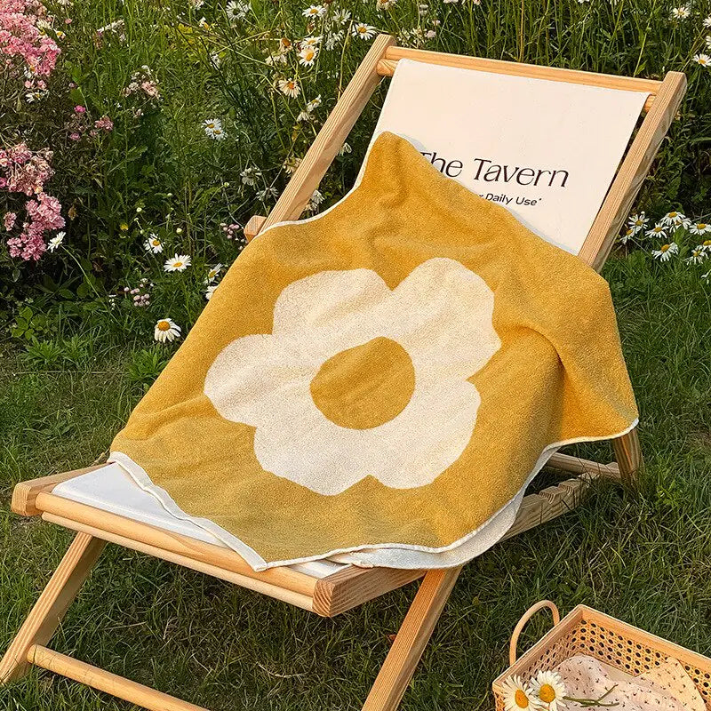 Flower Pure Cotton Towel Soft