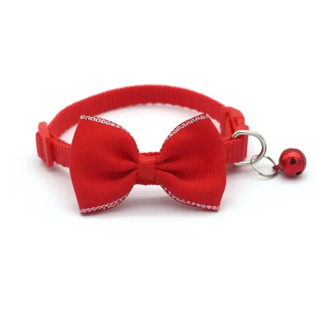 Bow and Bell Pet Collar - Shoply