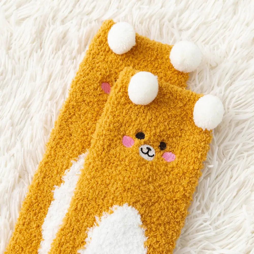 Women's Fuzzy Socks Winter Warm Fleece - Shoply