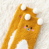 Women's Fuzzy Socks Winter Warm Fleece - Shoply